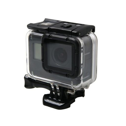 Wewoo Waterproof Case for GoPro HERO6/5 with Back Cover and Mounting Base Loop