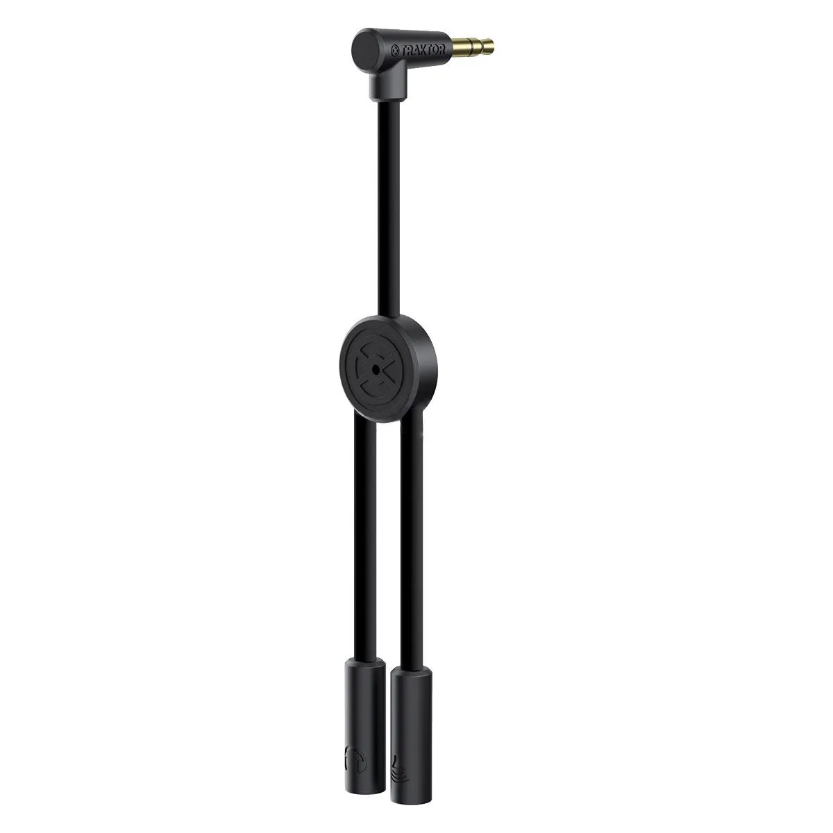 Native Instruments Traktor DJ Cable - Audio Mini-Jack to RCA Cable - Compatible with Traktor DJ/Pro, iOS and MacBook Pro - Silver Copper - Pre-Listen and Master Separation