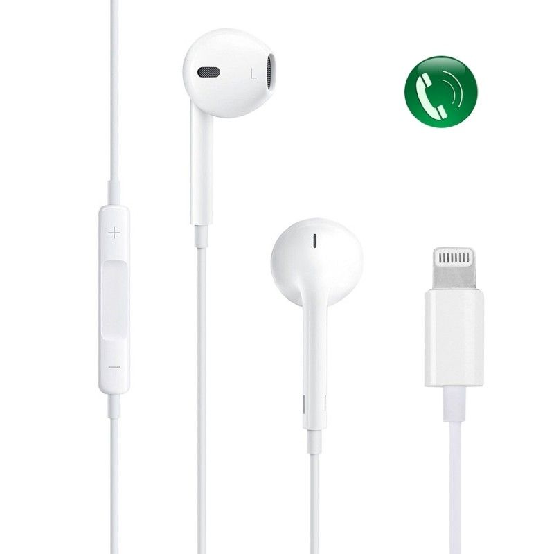 Weweo In-Ear Stereo Earphones for iPhone 7/7 Plus, 6 & 6s with Microphone and Lightning Connector
