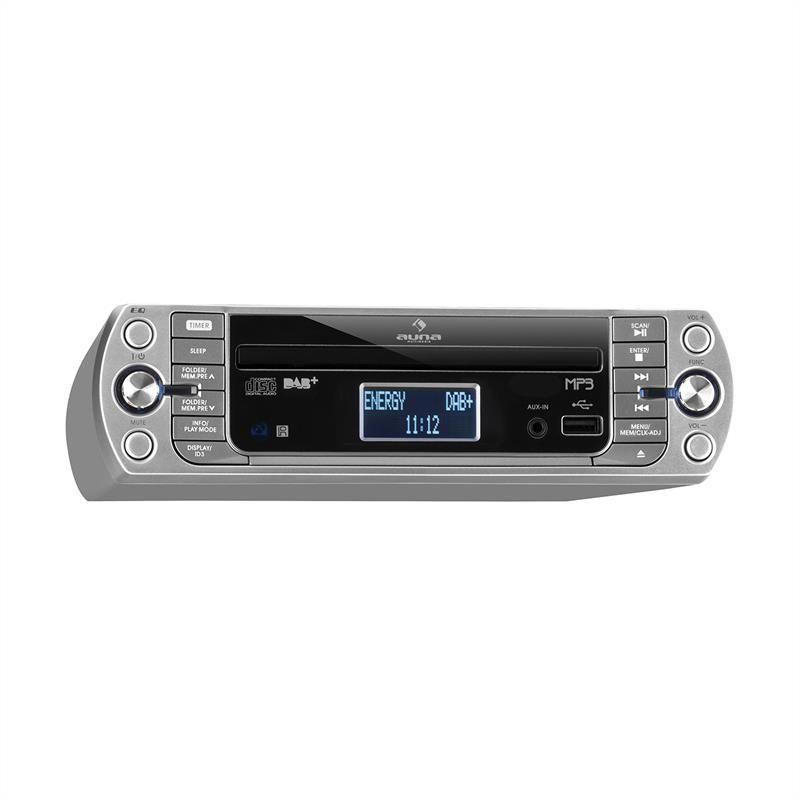 Auna KR-400-CD Kitchen Radio - Silver