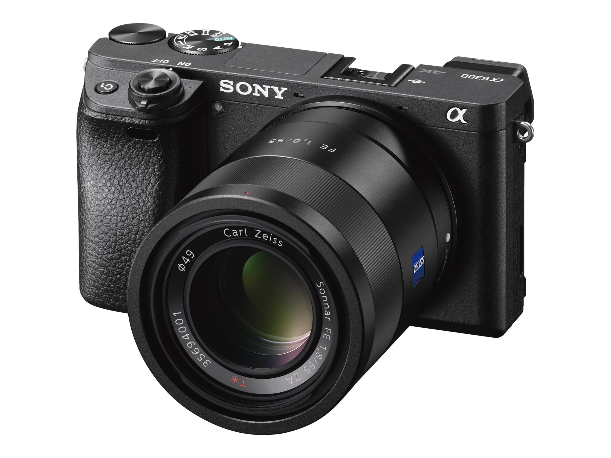 Sony a6300 - Digital Camera - Mirrorless - 24.2MP - APS-C - 4K/30fps - 7.5x Optical Zoom E 18-135mm OSS - Wi-Fi, NFC - Black