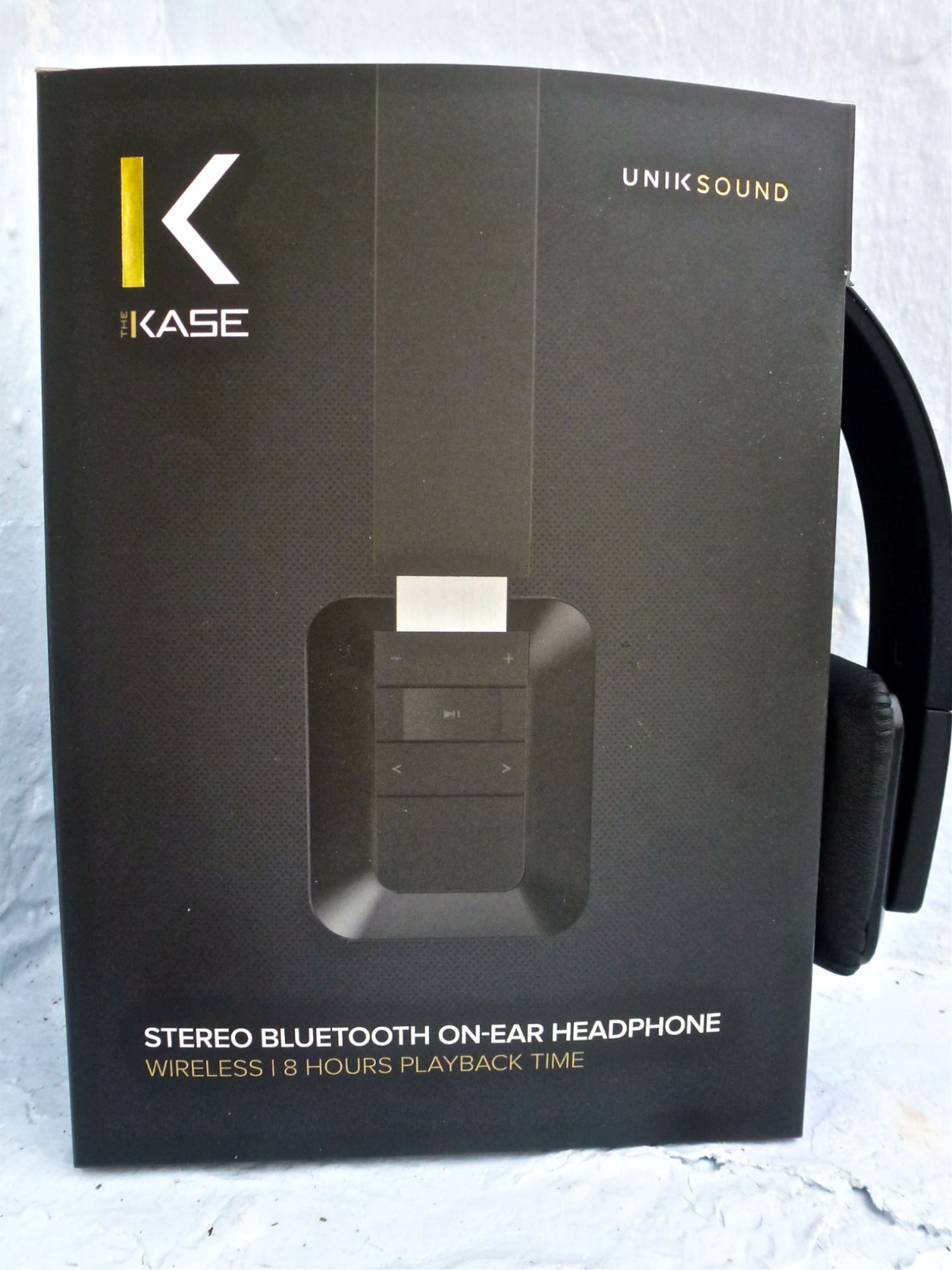 Casque audio Kase UnikSound - Casque stéréo Bluetooth - Noir