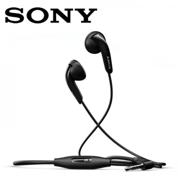 Sony Original Headphones for Xperia M, M1, M2, E, E1, T, T2, Z1, Z2, Ultra (Headset, Size: Medium, Color: Black, Capacity: 10mW)