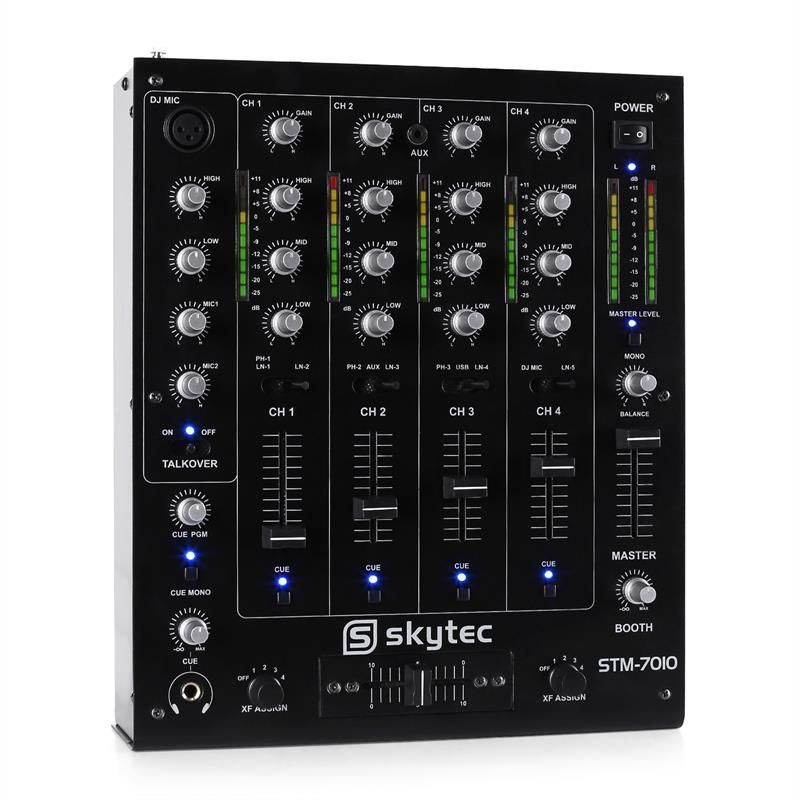 Skytec STM-7010 4-Channel DJ Mixing Table