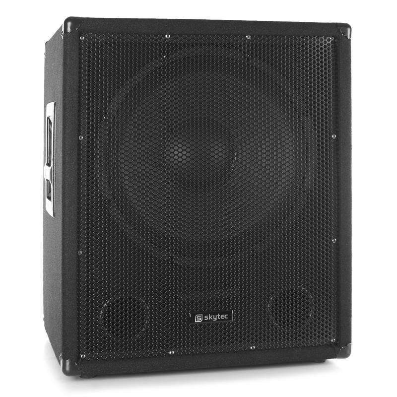 Skytec Active Subwoofer SMWBA15 with Microphone and Echo Equalizer