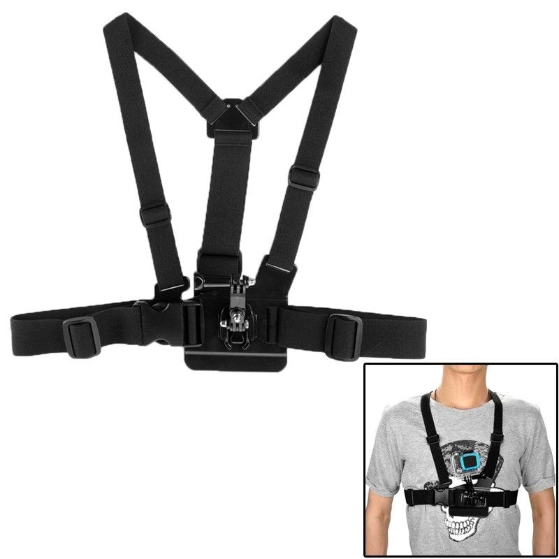 Wewoo ST-25 Adjustable Chest Harness for GoPro Hero 4/3+ (Black)