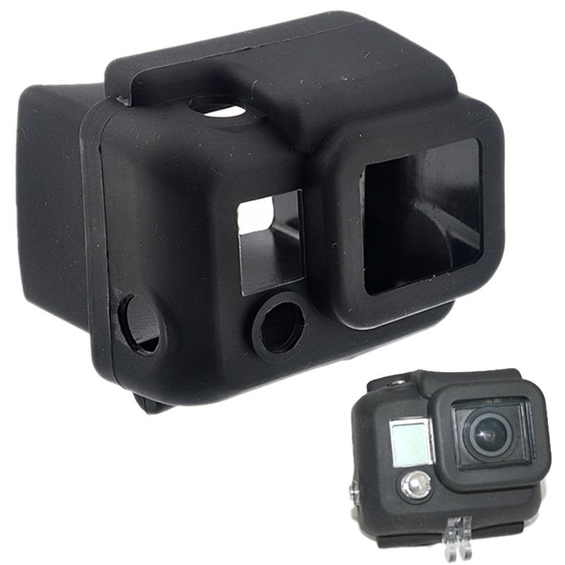 Wewoo Silicone Protective Case for GoPro HERO3 ST-41 - Black