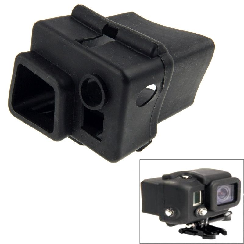 Wewoo Silicone Case for GoPro Hero 3+ (Black)