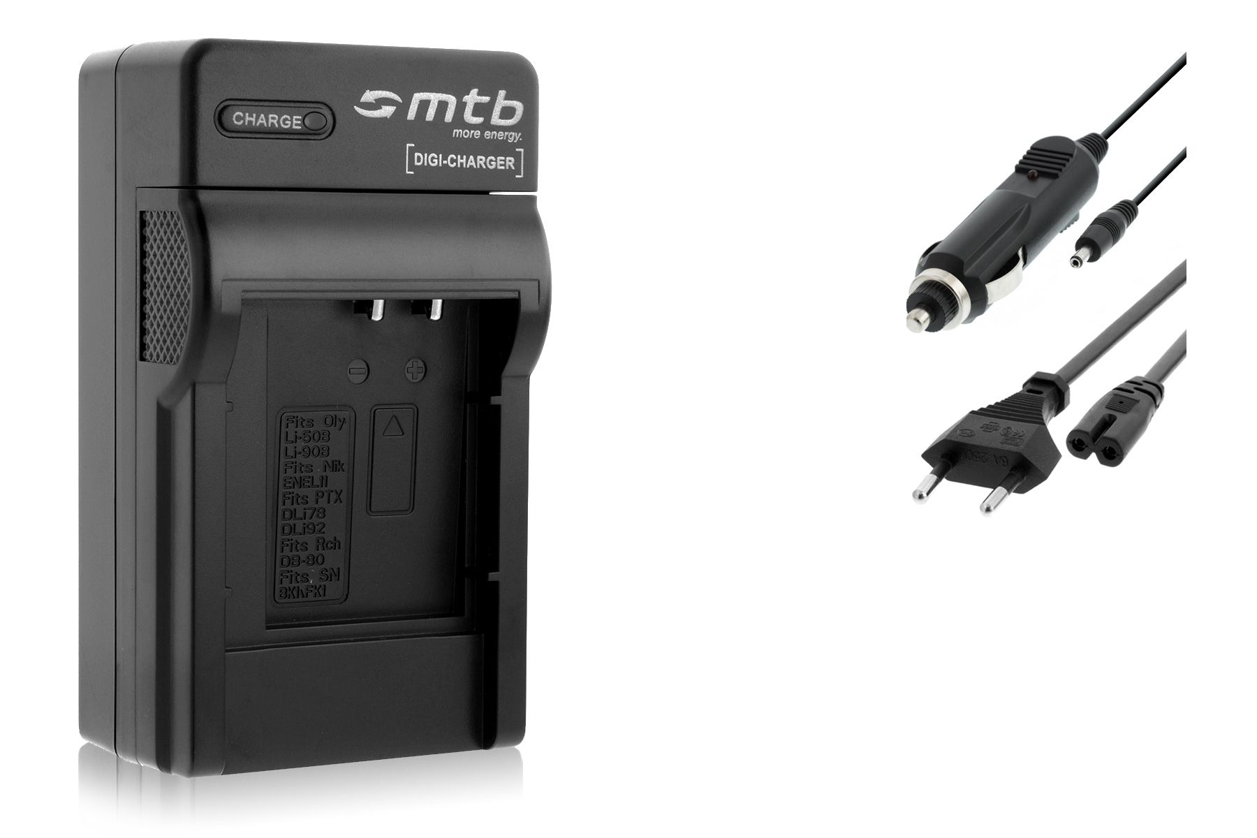 Mtb Black Li-50B Battery Charger for Olympus Tough-6000, 6010