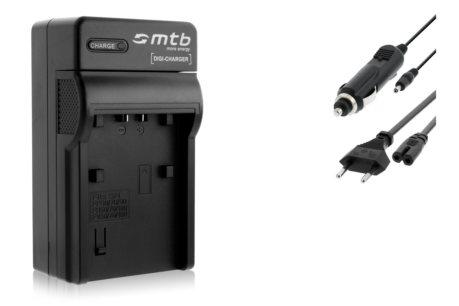 Mtb Black NP-FV50 Charger for Sony HDR-CX115, CX116, CX130, CX150