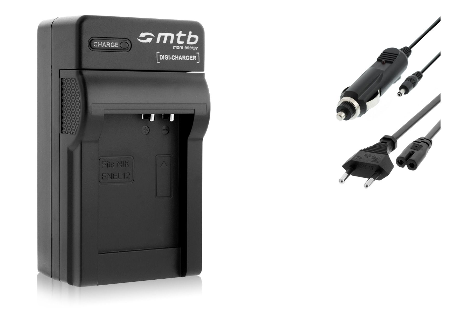 Mtb Black EN-EL12 Charger for Nikon Coolpix AW120, P300, P330, P340, S31
