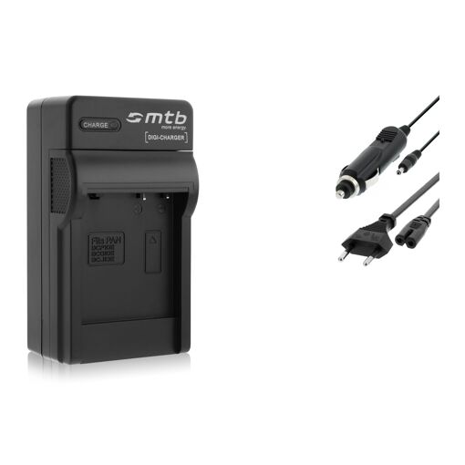Cargador de batería Mtb negro DMW-BCF10E para Panasonic Lumix DMC-FS30, FS33, FS42