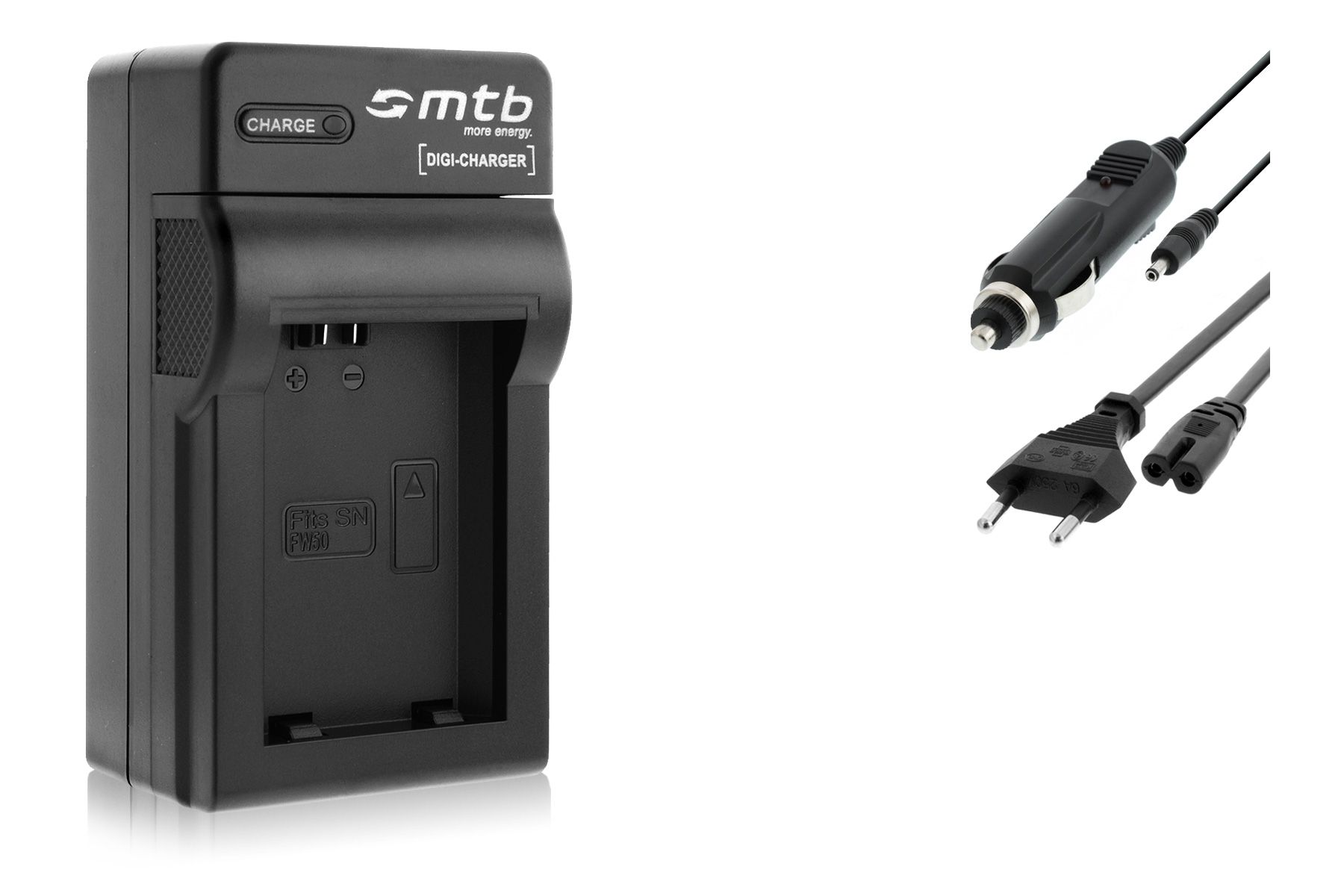 Mtb Black NP-FW50 Charger for Sony NEX Series Cameras