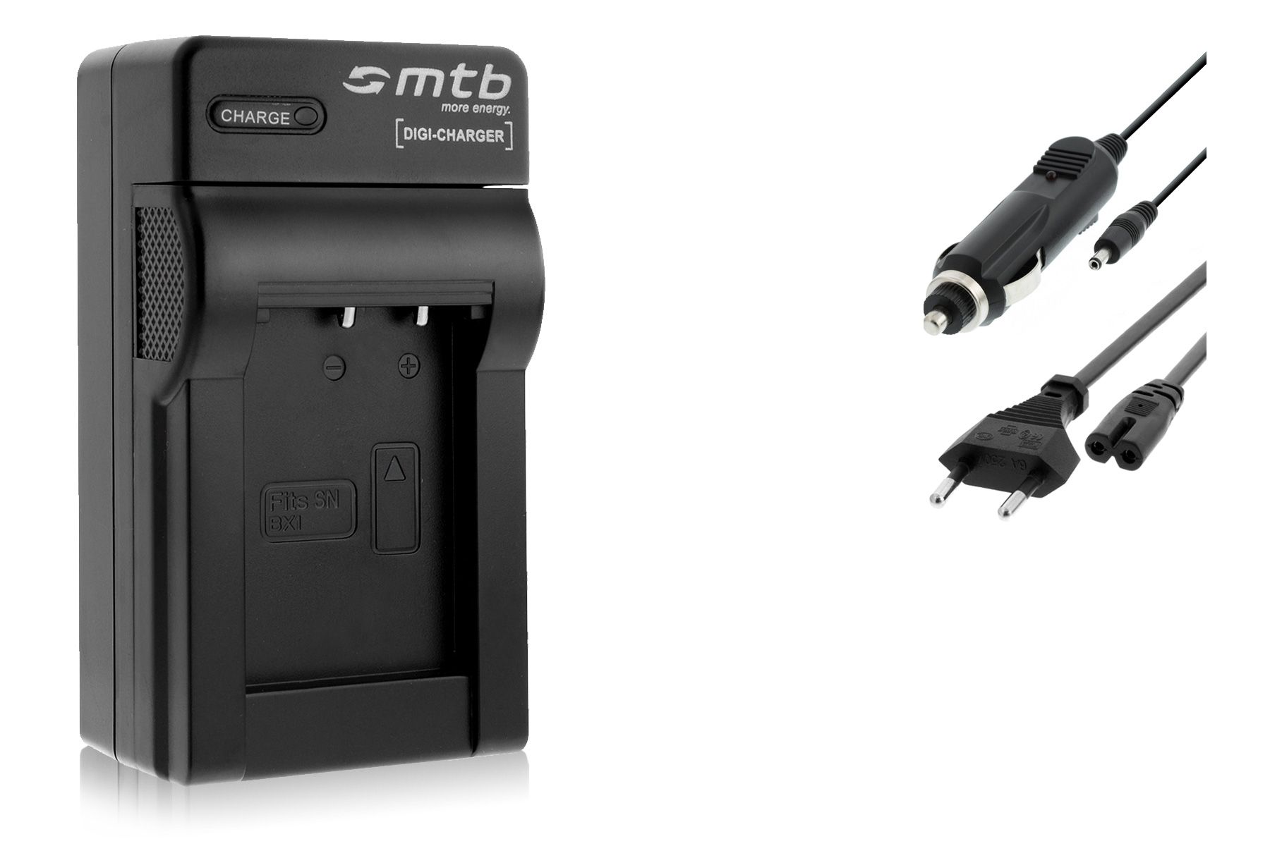 Cargador Mtb Negro NP-BX1 para Sony Cyber-shot DSC-HX60V, HX300, HX400