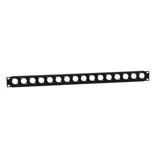 Adam Hall 1U Rack Panel for 16 XLR Connectors