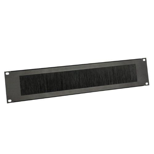 Adam Hall Steel Rack Panel with Brush - 2U