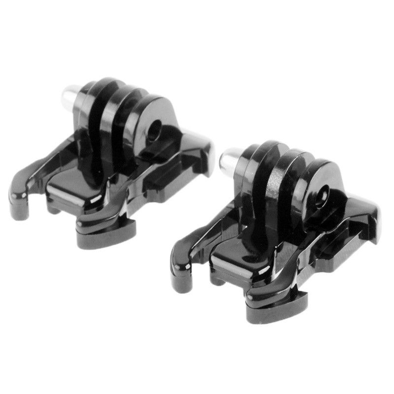 Monture GoPro Noire Wewoo pour HERO 4/3+/3/2/1 (Fixation de sangle de base 2 pièces ST-06)