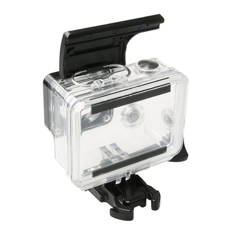Étui étanche Weweu avec clip pour caméra d'action sportive GoPro HERO4/3 Noir