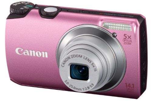 Appareil photo numérique Canon PowerShot A3200 IS Rose (PSA3200IS)