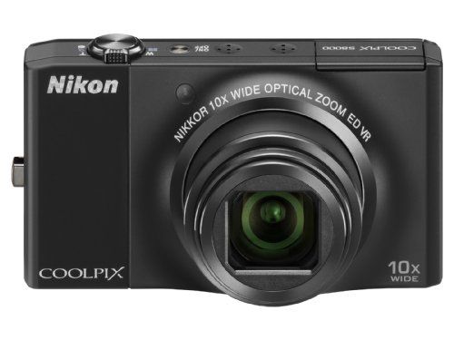 Nikon COOLPIX S8000 Digital Camera Black Noble S8000BK