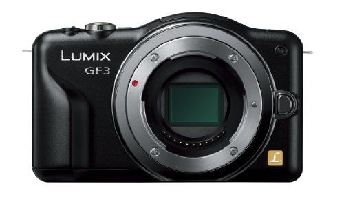 Panasonic LUMIX GF3 Black Mirrorless Camera Body DMC-GF3-K