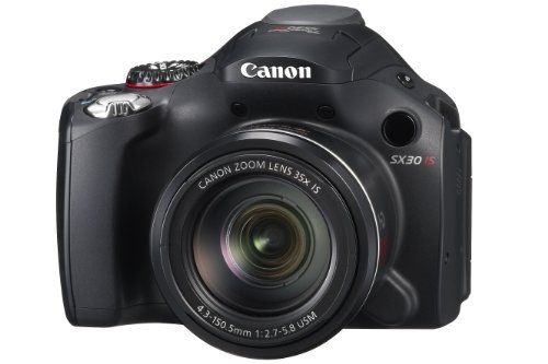 Appareil photo numérique Canon PowerShot SX30 IS - 14 MP, zoom optique 35x, objectif grand angle 24 mm, écran LCD inclinable 2,7 pouces