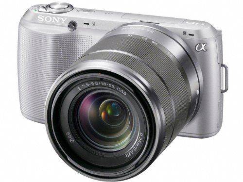 Sony Mirrorless Camera Kit with Zoom Lens NEX-C3 Silver