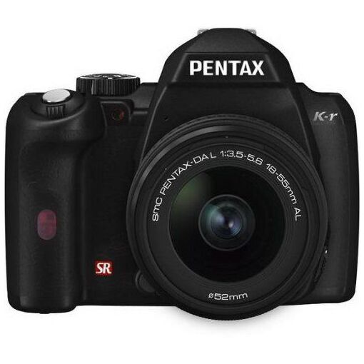 Kit de cámara réflex digital Pentax Kr K-RLK negro BK