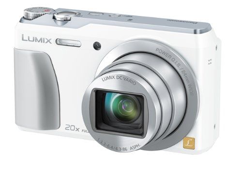 Panasonic Lumix TZ55 Digital Camera 20x White DMC-TZ55-W