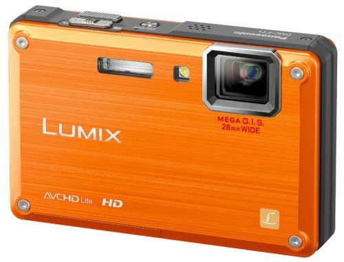 Panasonic Waterproof Digital Camera LUMIX FT1 (LUMIX) DMC-FT1-D - Sunrise Orange