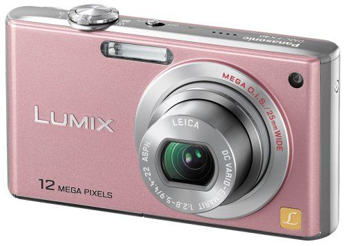 Panasonic LUMIX FX40 Digital Camera Suite Pink DMC-FX40-P