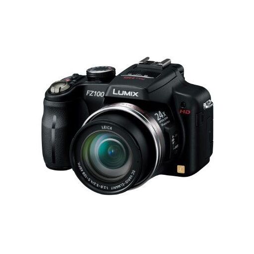 Cámara digital Panasonic Lumix DMC-FZ100 Negro - 14,1 MP, zoom óptico 24x, ángulo amplio de 25 mm, pantalla LCD de 3 pulgadas, video Full HD, modo ráfaga de alta velocidad