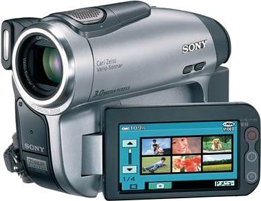 Caméra vidéo numérique Sony DCR-DVD403 S (système DVD)