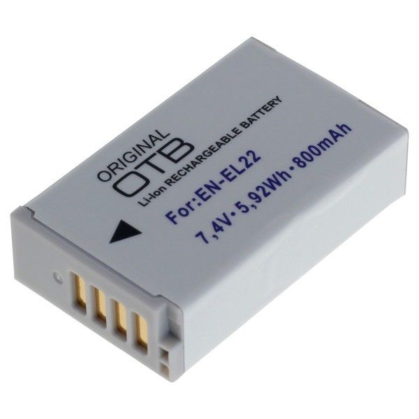 Nikon 1 J4/1 S2 Battery EN-EL22 (800mAh, 7.2V, Li-Ion)