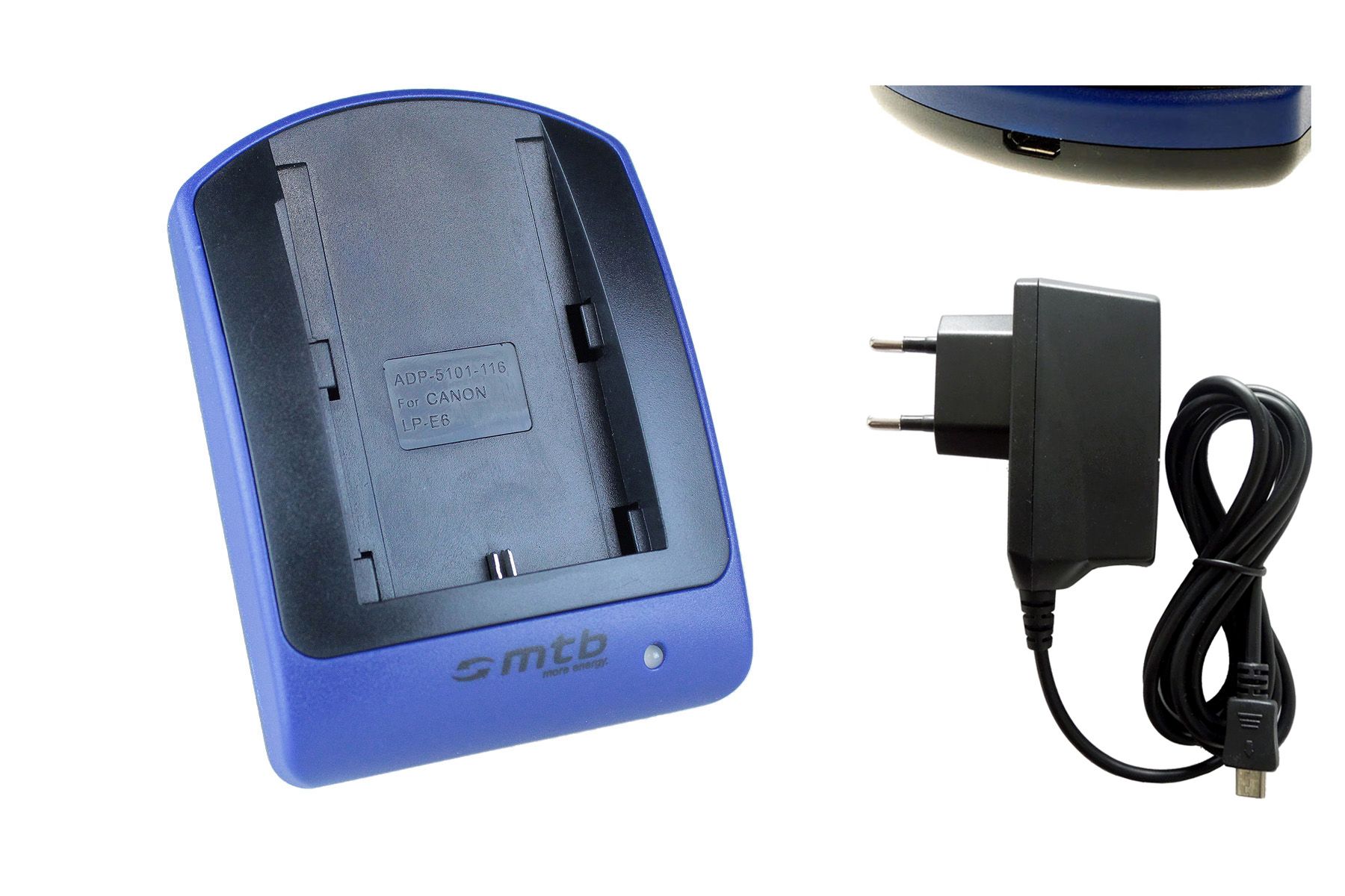 Mtb LP-E6 Battery Charger for Canon EOS 5D Mark II, 5D Mark III
