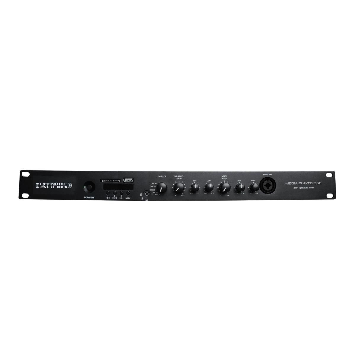 Definitive Audio Media Player One - MP3 Bluetooth Multimedia Player