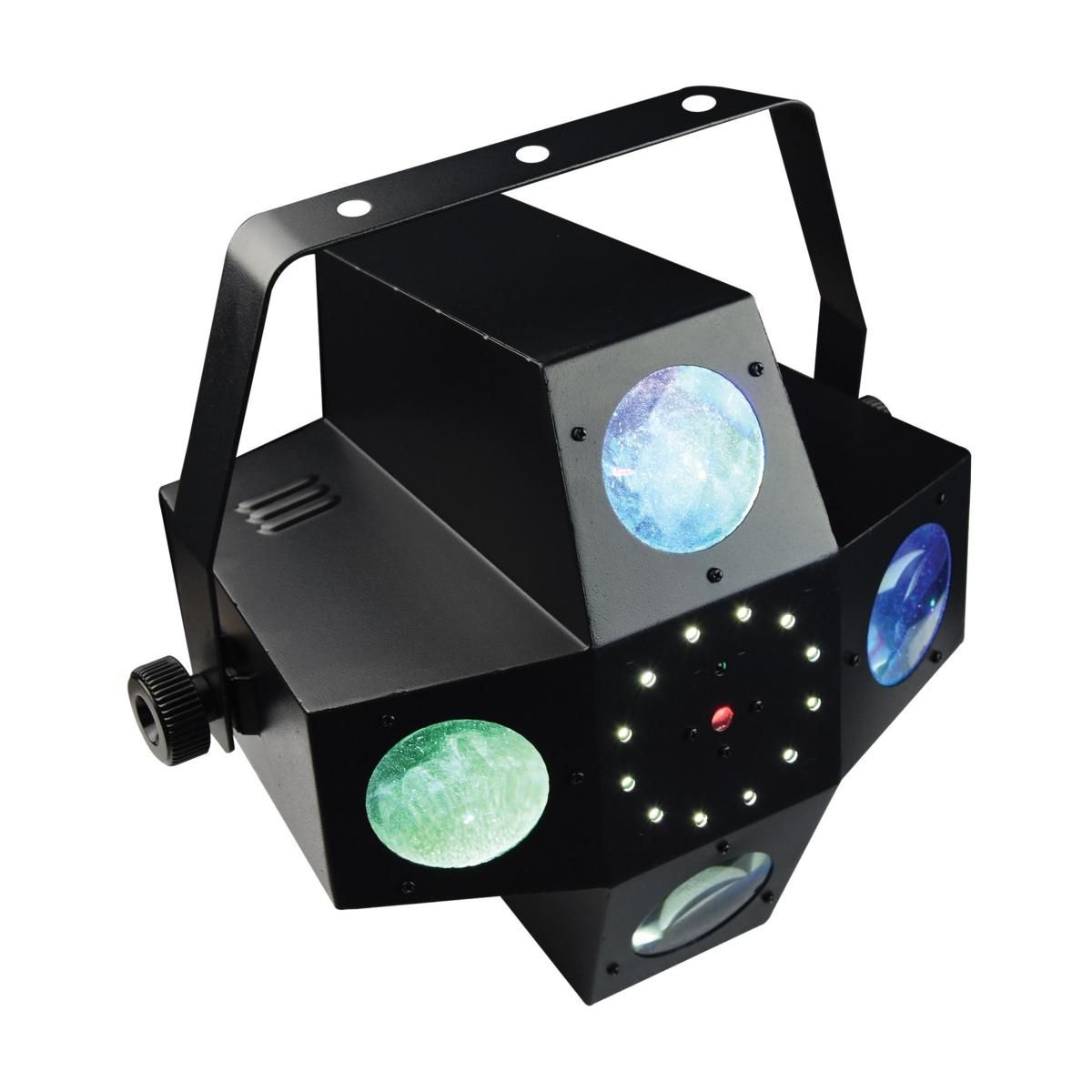 Power Lighting Meteor VII - 3-in-1 Light Effect: Beam, Moonflower, Strobe, Laser