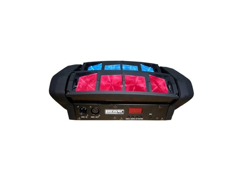 Power Lighting Spider Pocket Quad - 8x12W Cree LED with DMX Control
