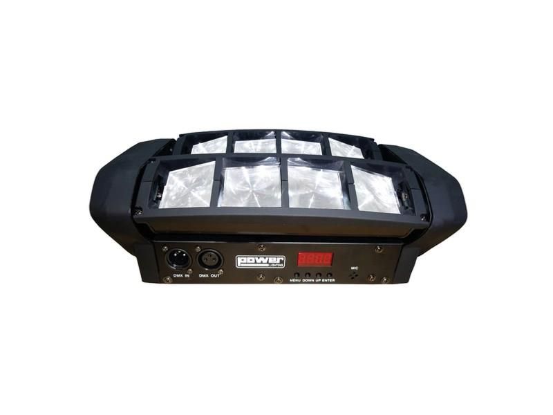 Power Lighting Spider Pocket - 8 x 3W White LED with Charging Display
