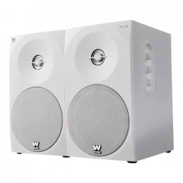 Woxter Dynamic Line DL-410 Speakers, White (2.0 Channel, 30W Peak Power)