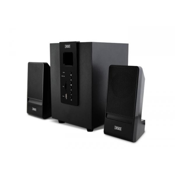 3go Y650 2.1 Speaker System with USB & SD Card Slot - 40W