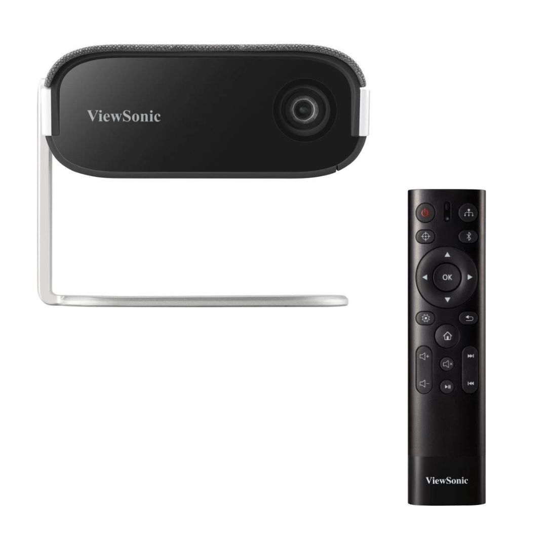 ViewSonic M1X - Projecteur DLP - LED - 360 Luminosité de LED - WVGA (854 x 480) - 16:9 - objectif fixe à focale courte - Wi-Fi / Bluetooth