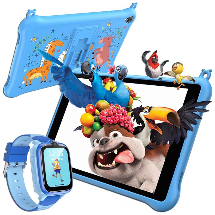 Blackview Kids Tablet Z10, 8" HD, 6GB RAM + 64GB Storage, Android 13, Parental Control, Blue