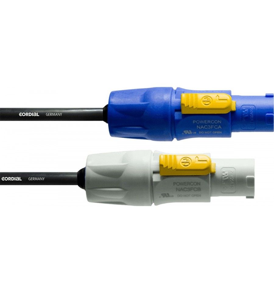 Cables de extensión Cordial PowerCON de 3 metros