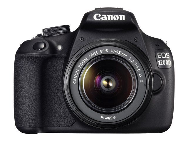 Canon EOS Rebel T7 - 18.0MP - APS-C - 1080p - 3x Optical Zoom EF-S 18-55mm IS II Lens - Black