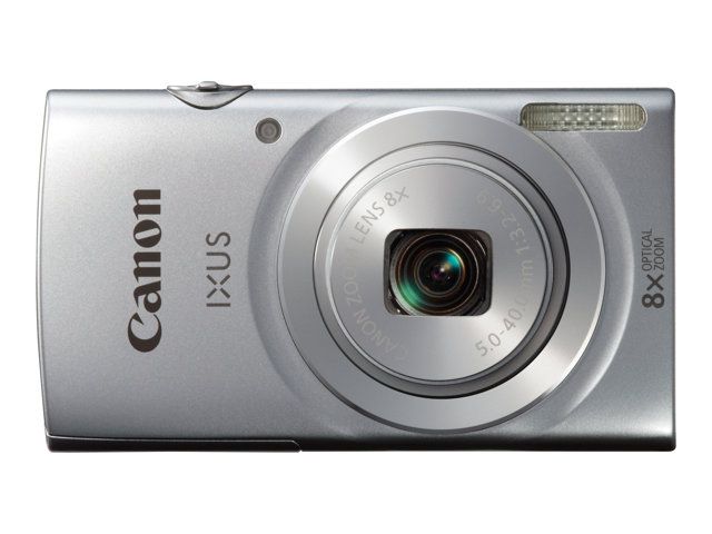 Canon IXUS 145 Compact Digital Camera Kit - 16MP - 720p - 8x Optical Zoom - Silver