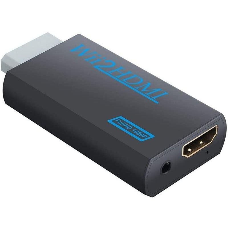 Adaptador inteligente INF para Nintendo Wii a HDMI - Negro (Full HD 1080p)