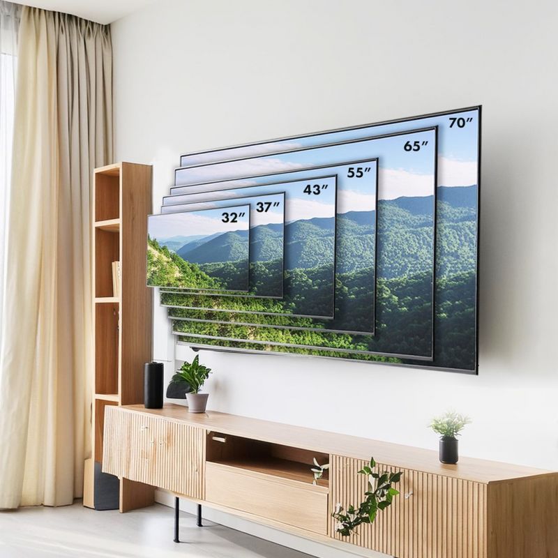Maclean TV Wall Mount Bracket MC-412 (32-70 Inch, VESA 400x400, 45kg, Tilting)