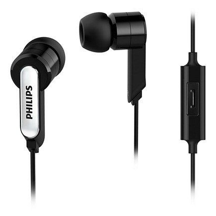 Philips In-Ear Headphones, Black (SHE1405)