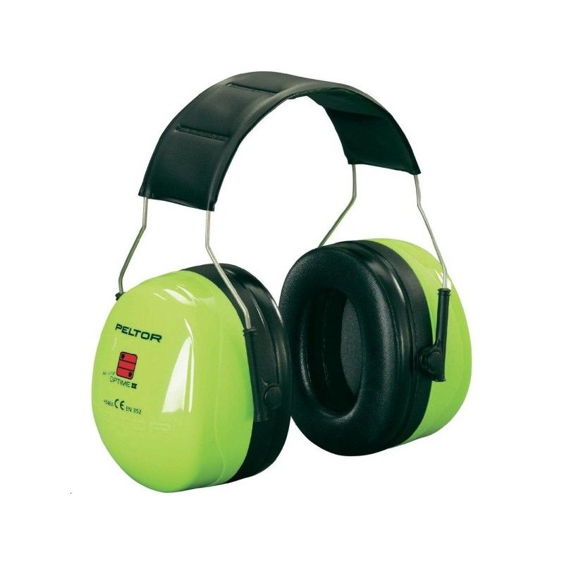 3M Peltor Optime II HI-VIZ Earmuffs